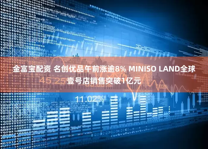 金富宝配资 名创优品午前涨逾8% MINISO LAND全球壹号店销售突破1亿元